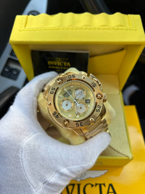Relogio Invicta Excursion Dourado