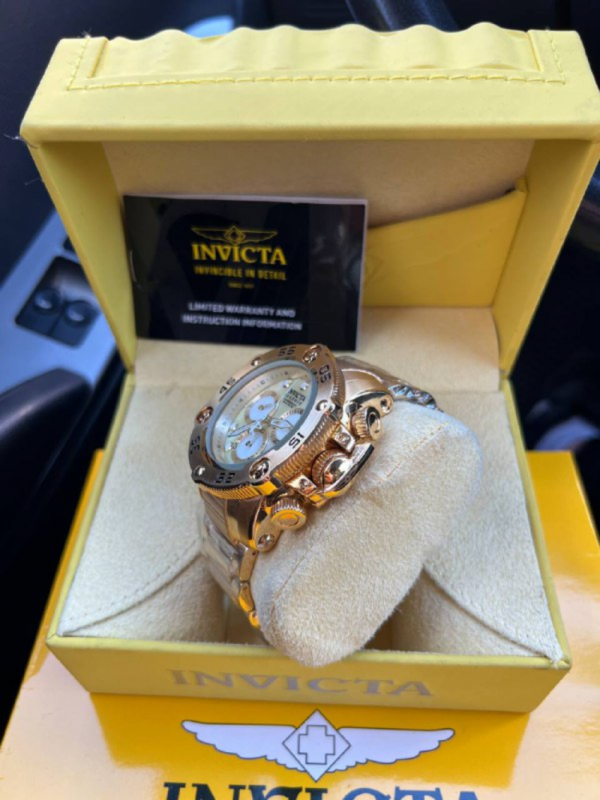 Relogio Invicta Excursion Dourado - Image 4